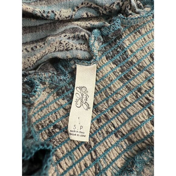 Free People Women’s Small She’s A Lady Reversible Midi Dress Deep V Neck Or Back - Picture 6 of 7